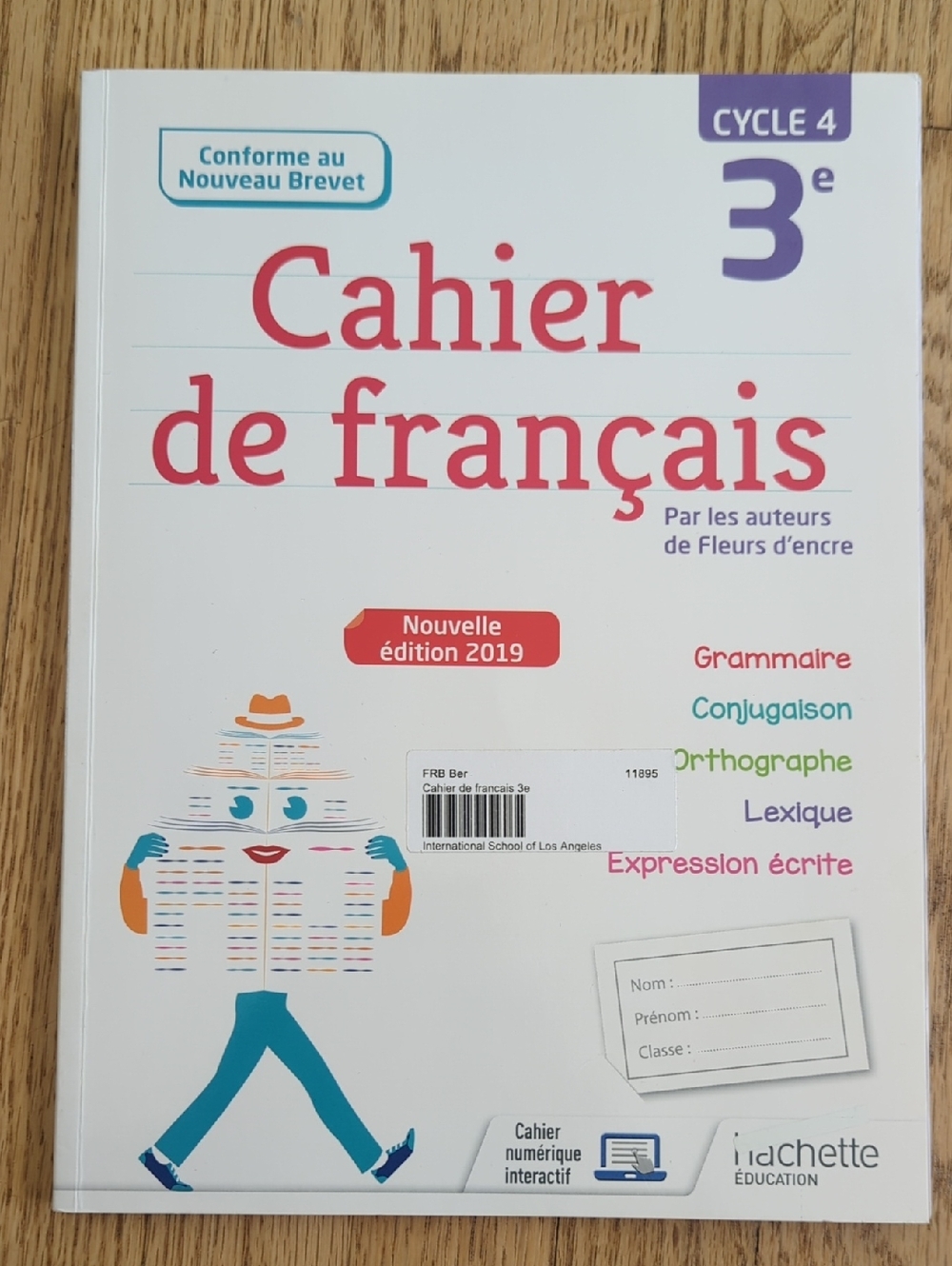 French Exercise book